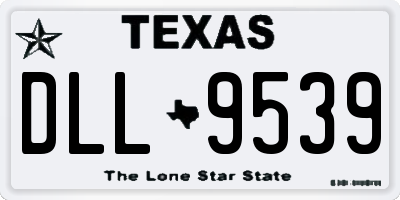 TX license plate DLL9539