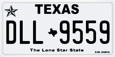 TX license plate DLL9559