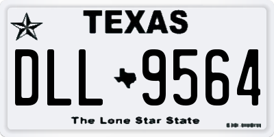 TX license plate DLL9564