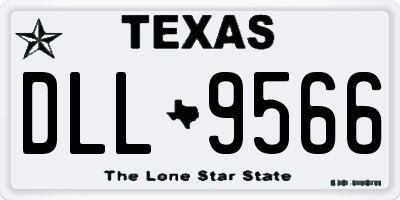 TX license plate DLL9566