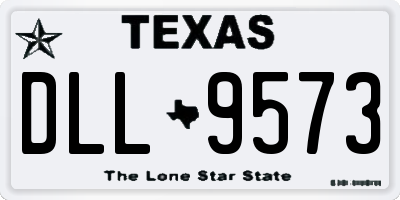 TX license plate DLL9573