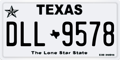 TX license plate DLL9578
