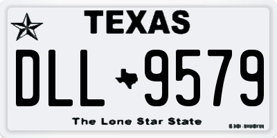 TX license plate DLL9579