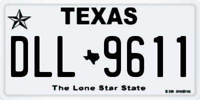 TX license plate DLL9611