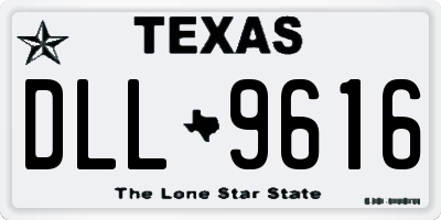 TX license plate DLL9616