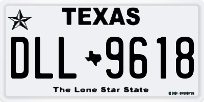 TX license plate DLL9618
