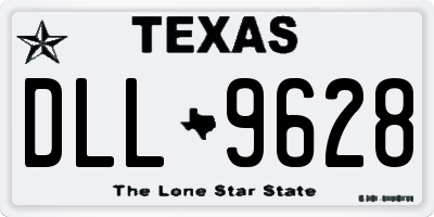 TX license plate DLL9628
