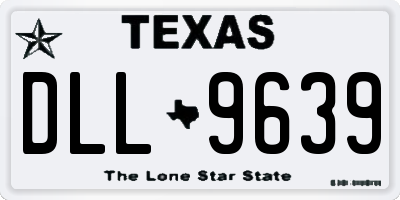 TX license plate DLL9639