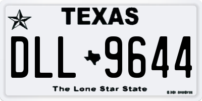 TX license plate DLL9644