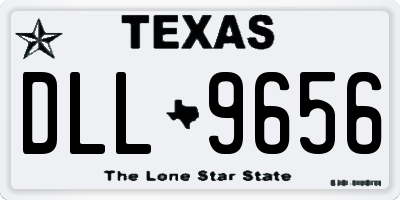 TX license plate DLL9656