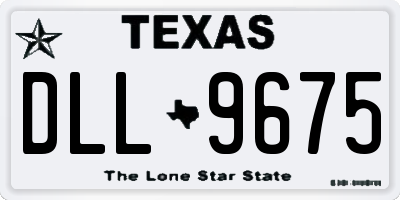 TX license plate DLL9675