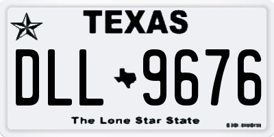 TX license plate DLL9676