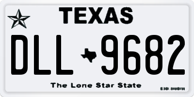 TX license plate DLL9682