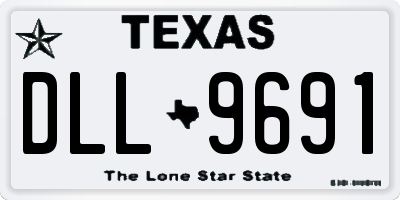 TX license plate DLL9691