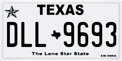 TX license plate DLL9693