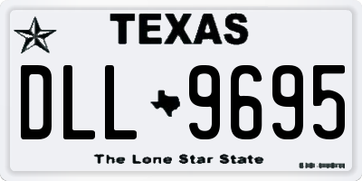 TX license plate DLL9695