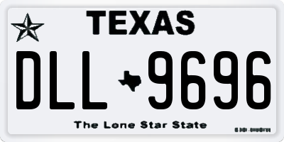 TX license plate DLL9696