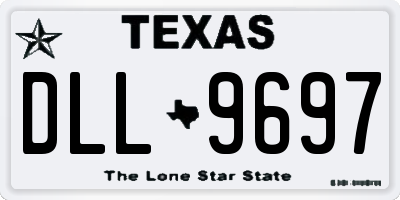 TX license plate DLL9697