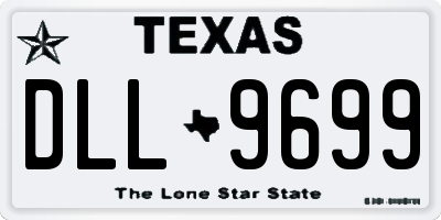 TX license plate DLL9699