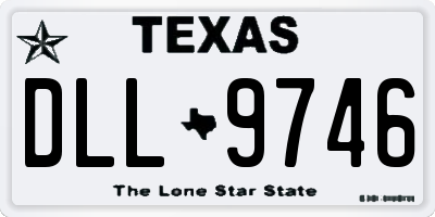 TX license plate DLL9746