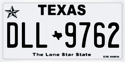 TX license plate DLL9762