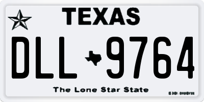 TX license plate DLL9764
