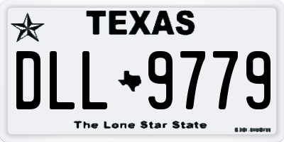 TX license plate DLL9779