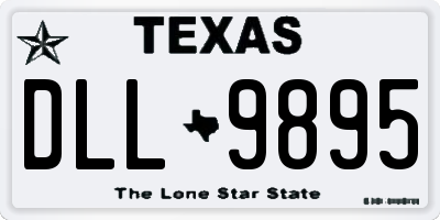 TX license plate DLL9895