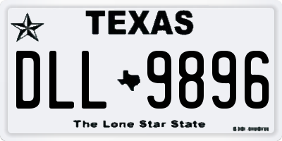 TX license plate DLL9896