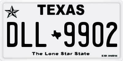 TX license plate DLL9902