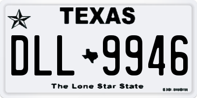 TX license plate DLL9946