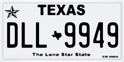 TX license plate DLL9949