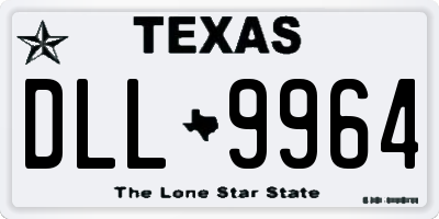 TX license plate DLL9964