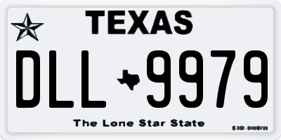 TX license plate DLL9979