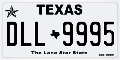 TX license plate DLL9995