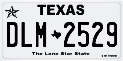 TX license plate DLM2529