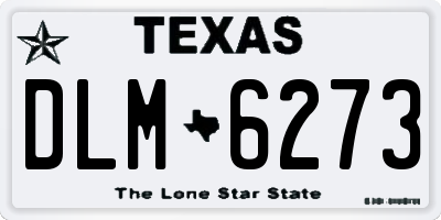 TX license plate DLM6273
