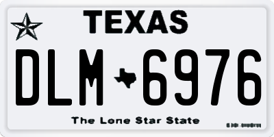 TX license plate DLM6976