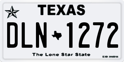 TX license plate DLN1272