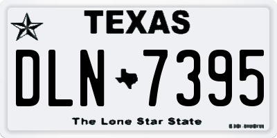 TX license plate DLN7395