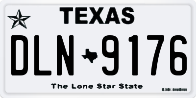 TX license plate DLN9176