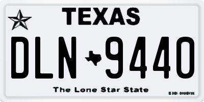 TX license plate DLN9440