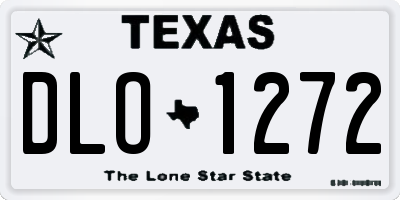TX license plate DLO1272