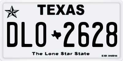 TX license plate DLO2628