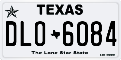 TX license plate DLO6084