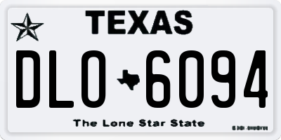 TX license plate DLO6094