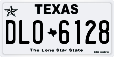 TX license plate DLO6128