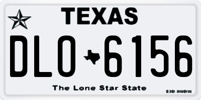 TX license plate DLO6156