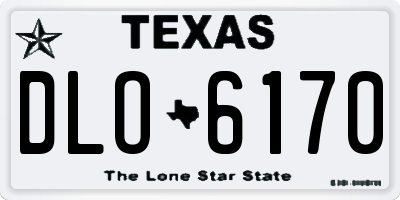 TX license plate DLO6170
