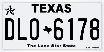 TX license plate DLO6178
